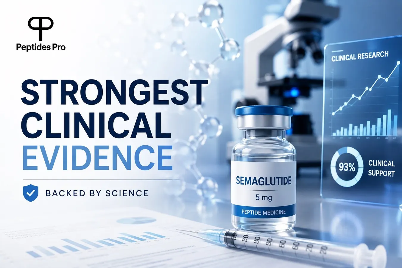 Which Peptide Is Known to Have the Strongest Clinical Evidence?