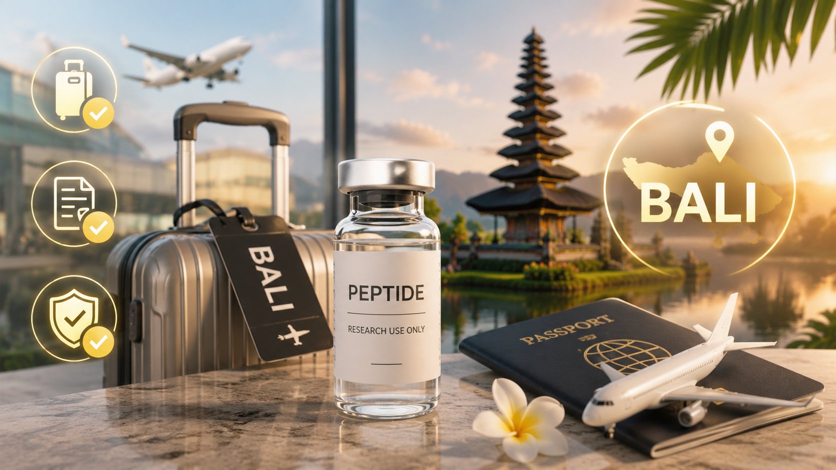 Can You Travel to Bali With Peptides? What International Visitors Should Know
